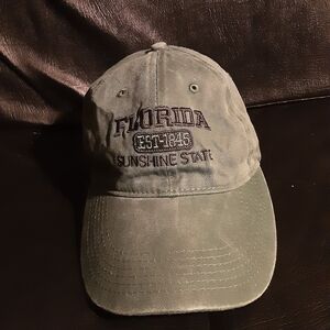 Florida Sunshine State Olive Green Cap